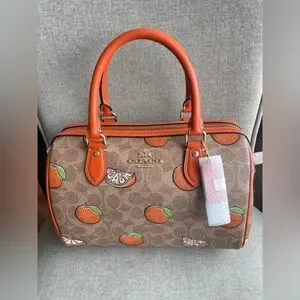 Coach | Bags | Nwtcoach Rowan Satchel Bag In Signature Canvas With